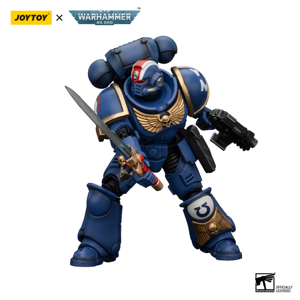 JOYTOY Ultramarines Heroes of the Chapter Primaris Lieutenant Erastus | 6973130372481