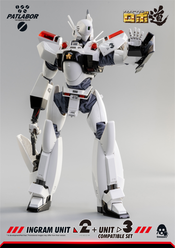 threezero Mobile Police Patlabor - ROBO‐DOU Ingram Unit 2 + Unit 3 Compatible Set | 4897056202429