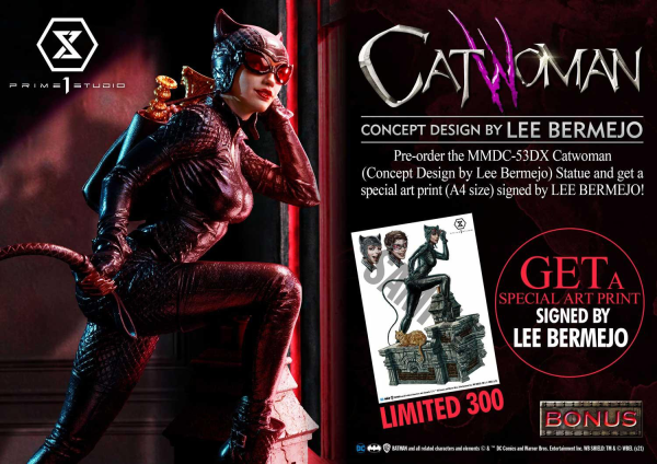 Prime 1 Studio Museum Masterline Batman (Comics) Catwoman (Concept Design by Lee Bermejo) DX Bonus Version(4580708038285)