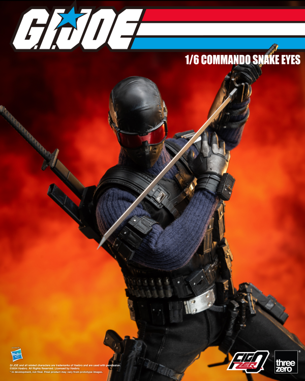 threezero G.I. Joe - FigZero 1/6 Commando Snake Eyes | 4895250811317