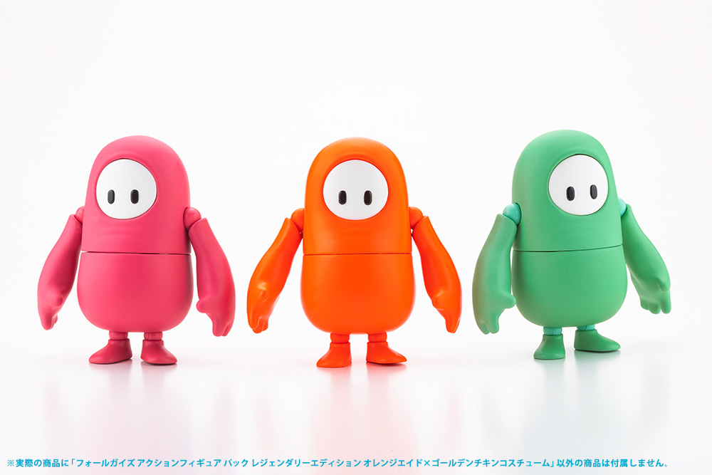 FALL GUYS ULTIMATE KNOCKOUT Action Figure pack Legendary Edition: Orangeade/Golden Chicken Costume | 4934054040117