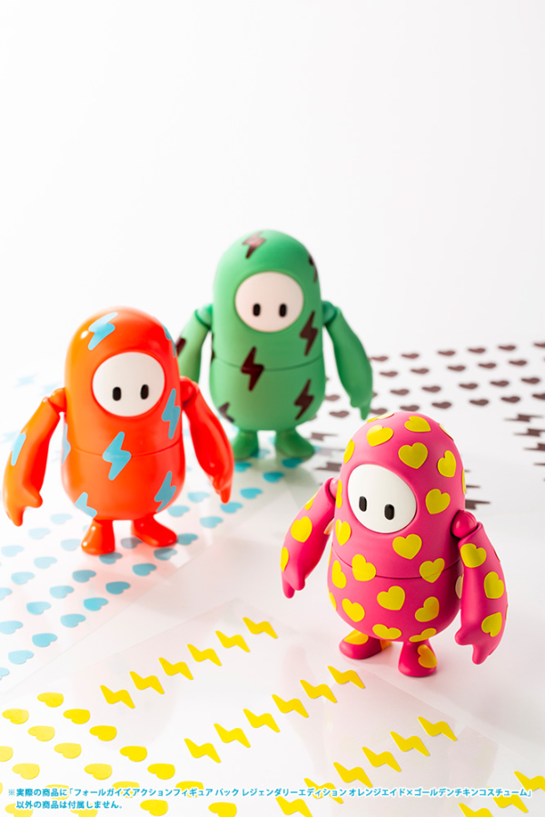 KOTOBUKIYA FALL GUYS ULTIMATE KNOCKOUT Action Figure pack Legendary Edition: Orangeade/Golden Chicken Costume | 190526043176