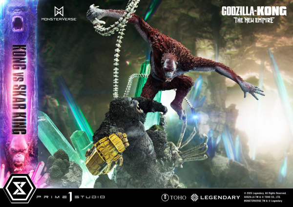 Prime 1 Studio Ultimate Diorama Masterline Godzilla x Kong: The New Empire (Film) Kong vs Skar King Bonus Version | 4582647121707