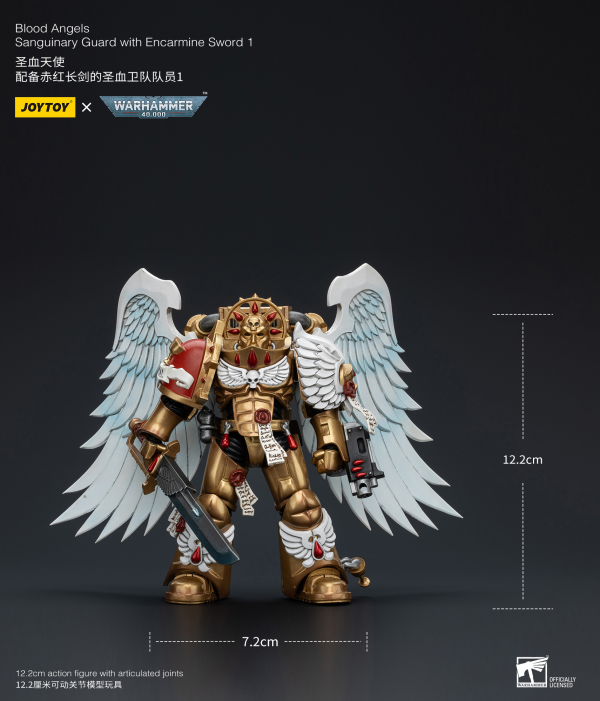 Joy Toy Blood Angels Sanguinary Guard with Encarmine Sword 1 | 6973130376298