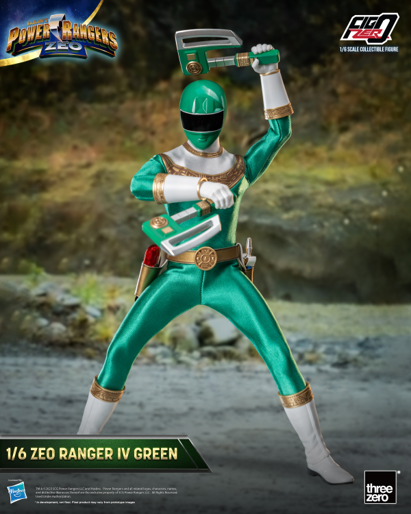 Three Zero Power Rangers Zeo - FigZero 1/6 Zeo Ranger IV Green | 4895250810402