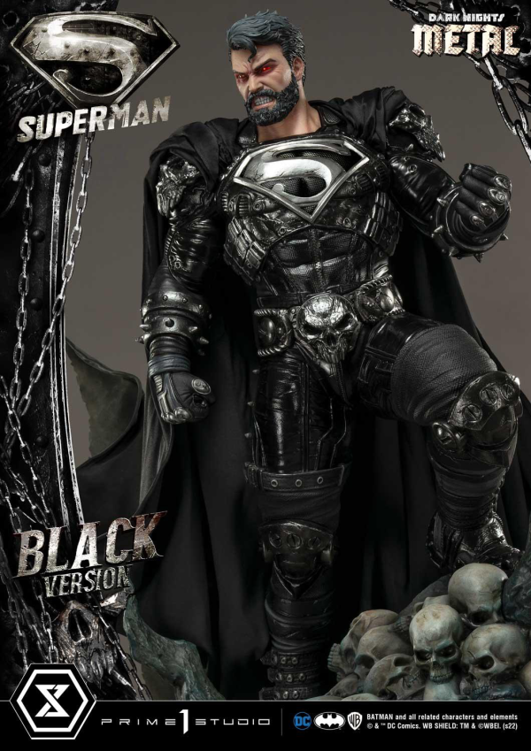 Prime 1 Studio Museum Masterline Dark Nights: Metal (Comics) Superman Black Version | 4580708043500