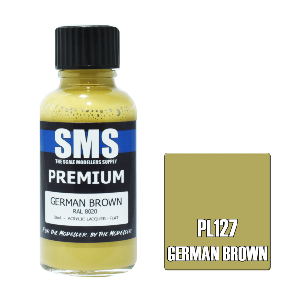 The Scale Modellers Supply (SMS) Premium GERMAN BROWN RAL8020 30ml | 787099994426