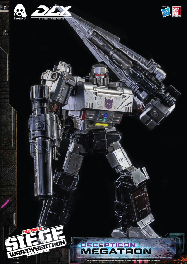 threezero Transformers: War for Cybertron Trilogy - DLX Megatron | 4895250816350