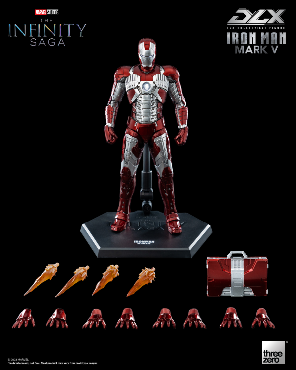 Three Zero Marvel Studios: The Infinity Saga: DLX Iron Man Mark 5 | 4897056204010