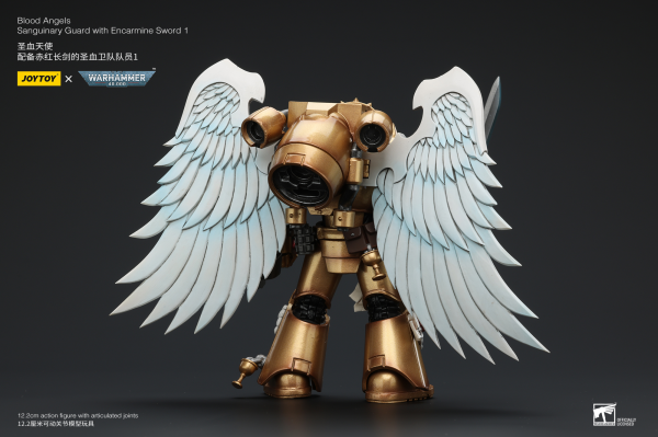Joy Toy Blood Angels Sanguinary Guard with Encarmine Sword 1 | 6973130376298