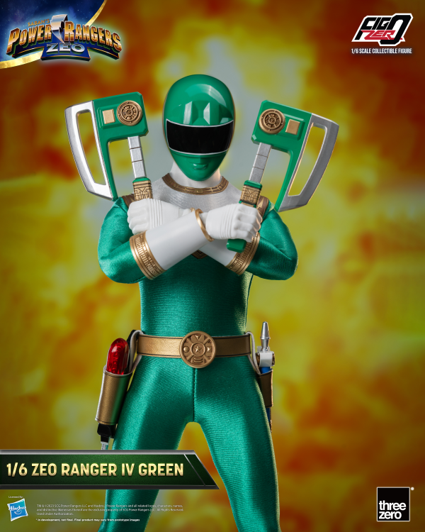 Three Zero Power Rangers Zeo - FigZero 1/6 Zeo Ranger IV Green | 4895250810402