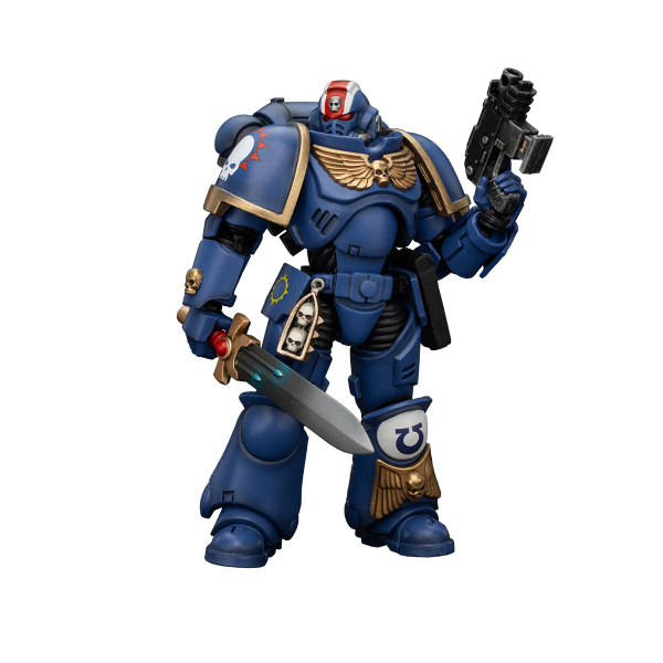 JOYTOY Ultramarines Heroes of the Chapter Primaris Lieutenant Erastus | 6973130372481