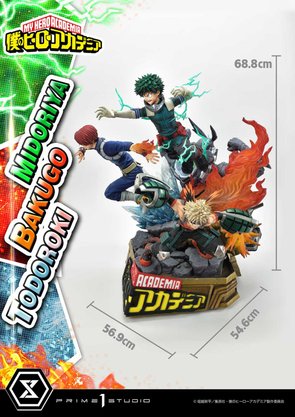 Prime 1 Studio Ultimate Premium Masterline My Hero Academia Midoriya, Bakugo & Todoroki Deluxe Version | 4582535945804