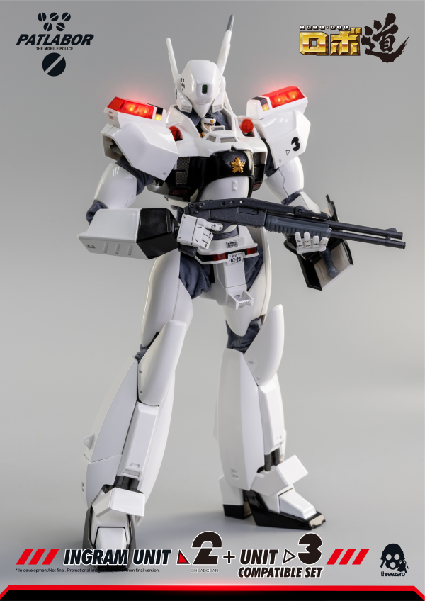 threezero Mobile Police Patlabor - ROBO‐DOU Ingram Unit 2 + Unit 3 Compatible Set | 4897056202429