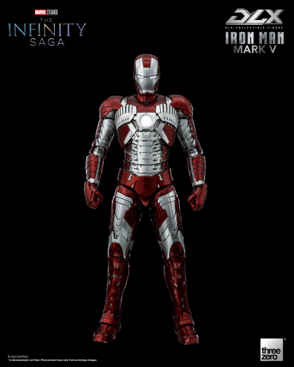Three Zero Marvel Studios: The Infinity Saga: DLX Iron Man Mark 5 | 4897056204010