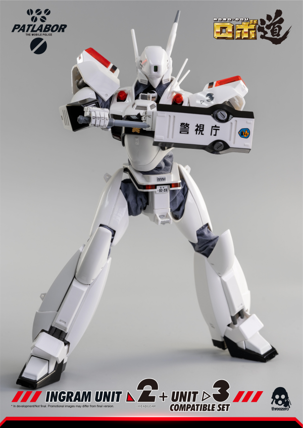 threezero Mobile Police Patlabor - ROBO‐DOU Ingram Unit 2 + Unit 3 Compatible Set | 4897056202429