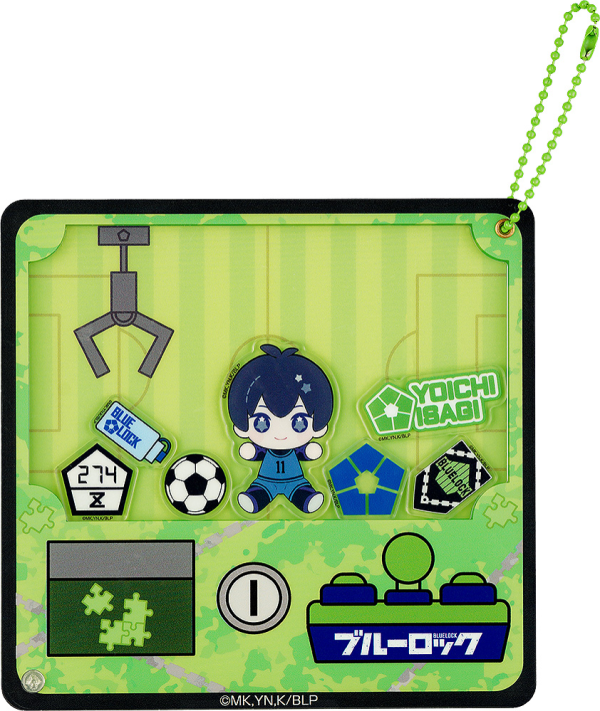 GOOD SMILE COMPANY HUGGY Series Claw Machine Acrylic Keychain Isagi Yoichi(4580590207820)(4580590207820)