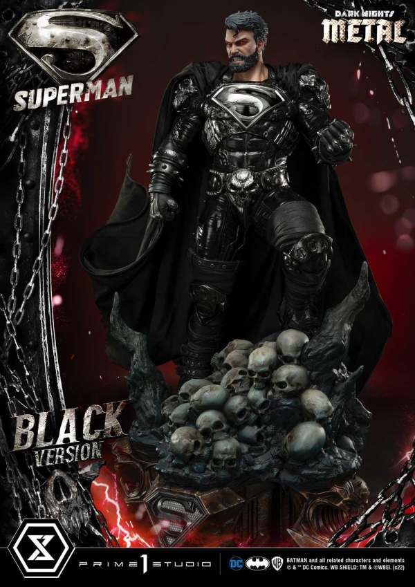 Prime 1 Studio Museum Masterline Dark Nights: Metal (Comics) Superman Black Version | 4580708043500