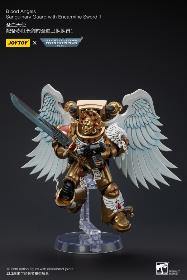 Joy Toy Blood Angels Sanguinary Guard with Encarmine Sword 1 | 6973130376298
