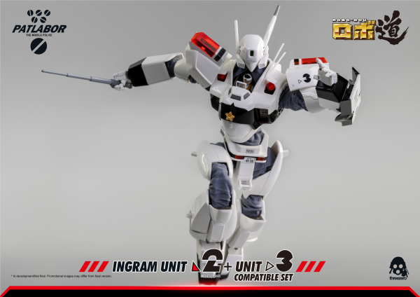 threezero Mobile Police Patlabor - ROBO‐DOU Ingram Unit 2 + Unit 3 Compatible Set | 4897056202429