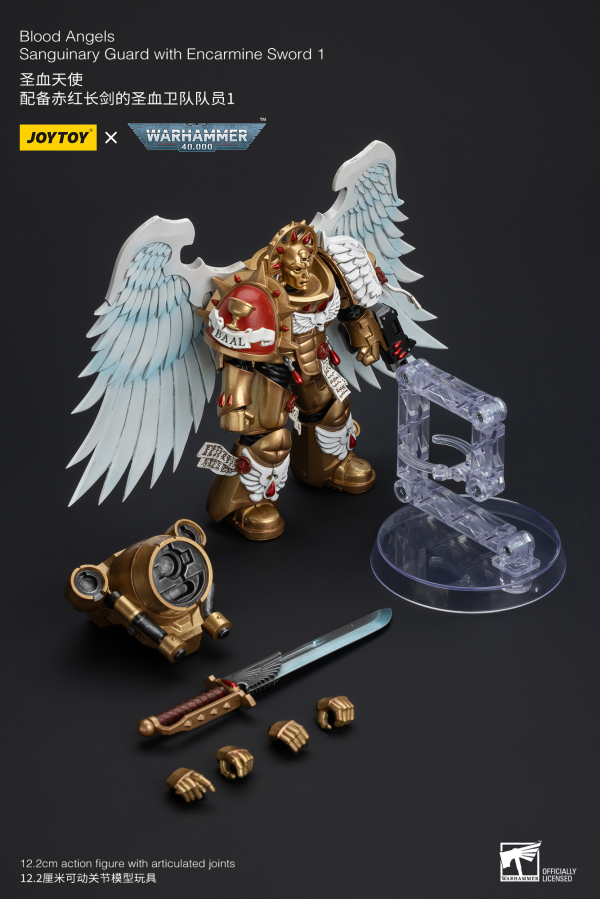 Joy Toy Blood Angels Sanguinary Guard with Encarmine Sword 1 | 6973130376298