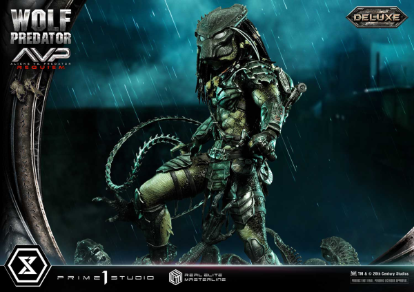 Prime 1 Studio Real Elite Masterline Aliens vs. Predator: Requiem Wolf Predator DX Bonus Version | 4582647121646
