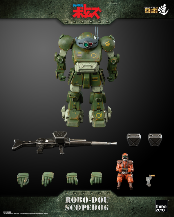 threezero Armored Trooper VOTOMS - ROBO-DOU Scopedog | 4897056203082
