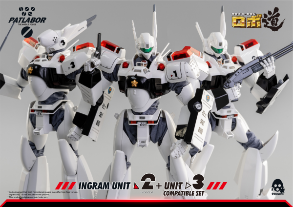 threezero Mobile Police Patlabor - ROBO‐DOU Ingram Unit 2 + Unit 3 Compatible Set | 4897056202429