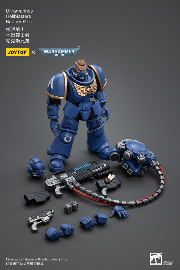 Joy Toy Ultramarines Hellblasters Brother Paxor | 6973130375369