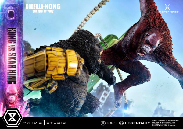Prime 1 Studio Ultimate Diorama Masterline Godzilla x Kong: The New Empire (Film) Kong vs Skar King Bonus Version | 4582647121707