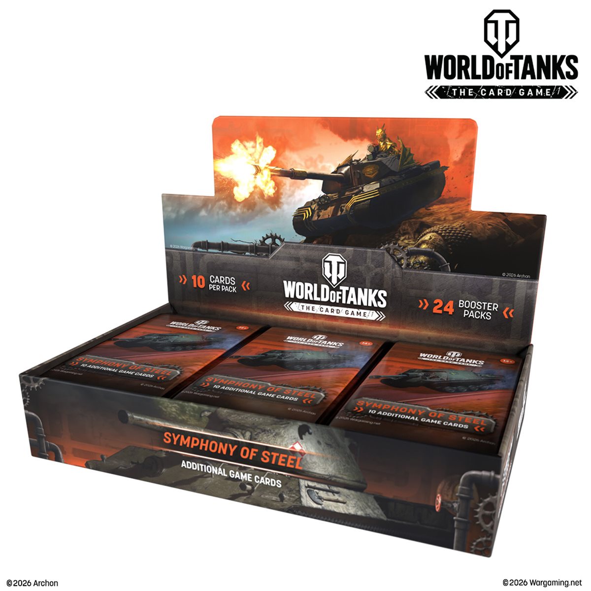 World of Tanks - The Card Game: Symphony of Steel: Booster Display (24 un.)