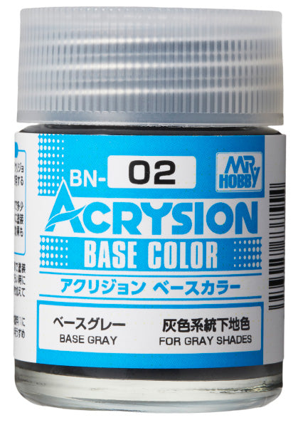 Mr Hobby ACRYSION BASE COLOR BASE GRAY | 4973028737554