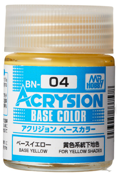 Mr Hobby ACRYSION BASE COLOR BASE YELLOW | 4973028737578