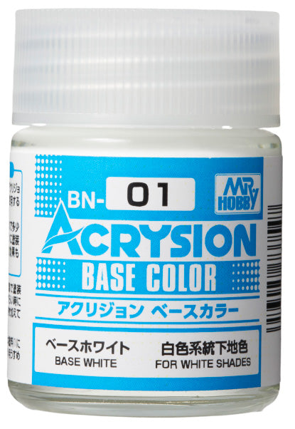 Mr Hobby ACRYSION BASE COLOR BASE WHITE | 4973028737547