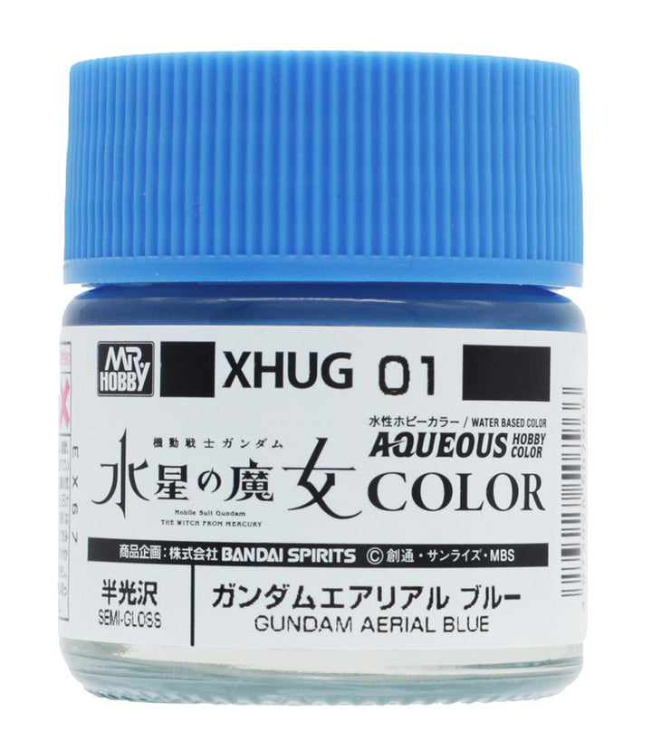 Mr Hobby Aqueous Gundam Color Witch of Mercury Series - Aerial Blue | 4973028507966