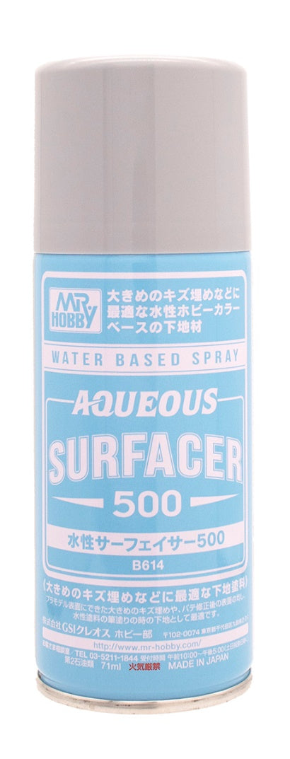 Mr Hobby AQUEOUS SURFACER 500 (SPRAY TYPE) | 4973028506570