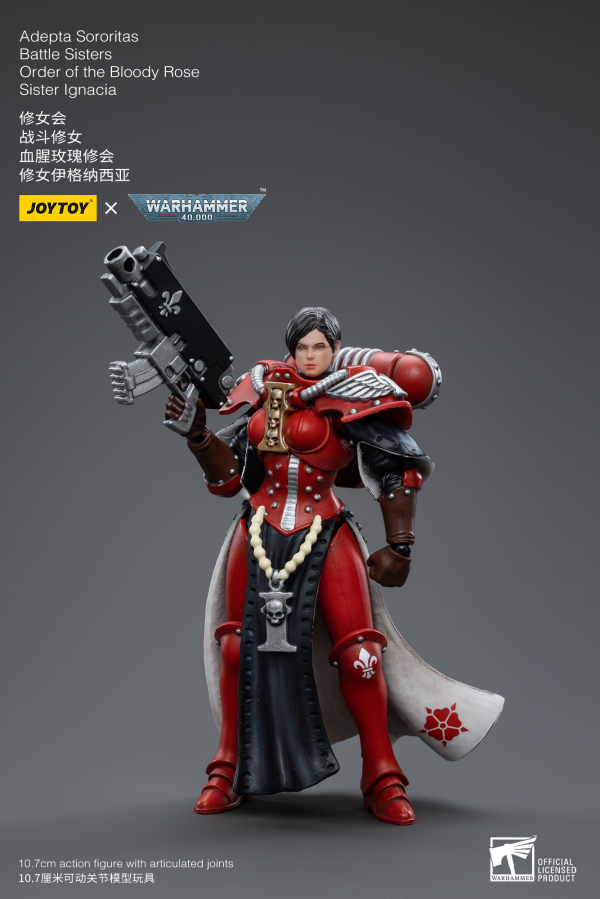 Joy Toy Adepta Sororitas Battle Sisters Order of the Bloody Rose Sister Ignacia | 6973130374539
