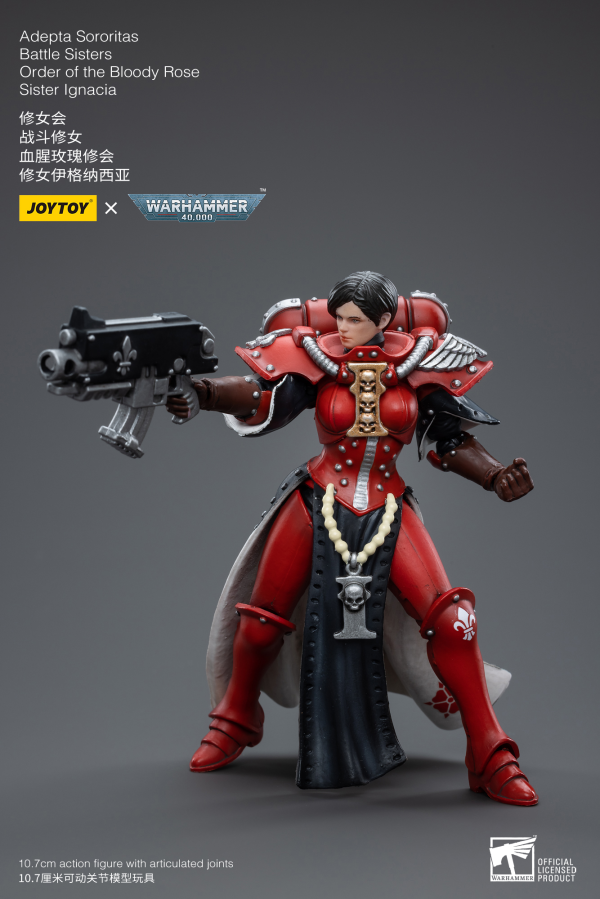 Joy Toy Adepta Sororitas Battle Sisters Order of the Bloody Rose Sister Ignacia | 6973130374539