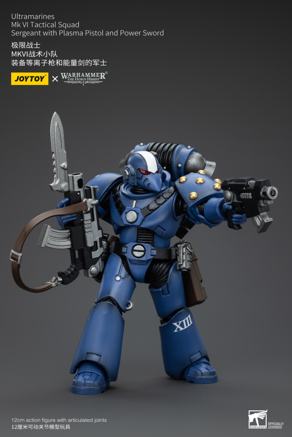 JOYTOY Ultramarines MK VI Tactical Squad Sergeant with Plasma Pistol and Power Sword | 6927054400096