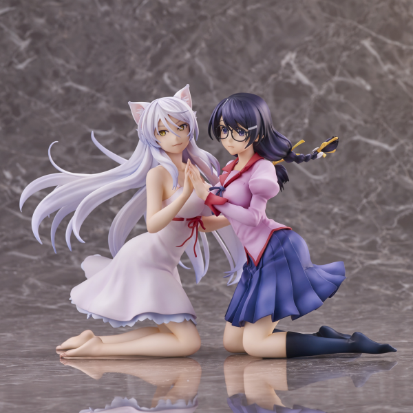 Union Creative "Nekomonogatari" Tsubasa Hanekawa Set of 2 Complete Figure(4589642715894)(4589642715894)