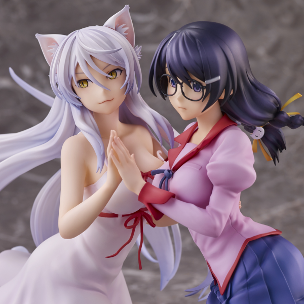 Union Creative "Nekomonogatari" Tsubasa Hanekawa Set of 2 Complete Figure(4589642715894)(4589642715894)
