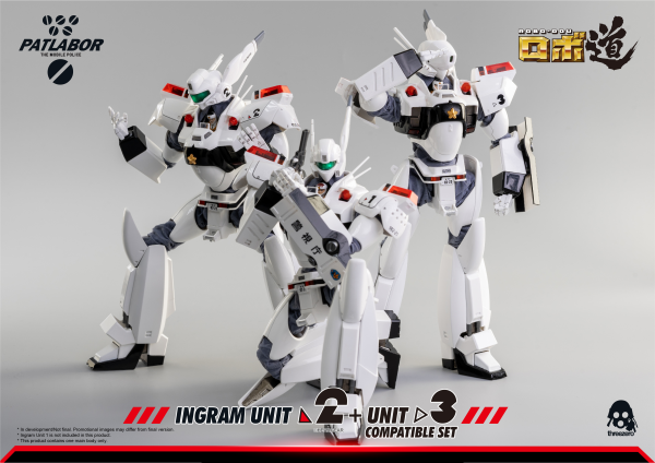 threezero Mobile Police Patlabor - ROBO‐DOU Ingram Unit 2 + Unit 3 Compatible Set | 4897056202429