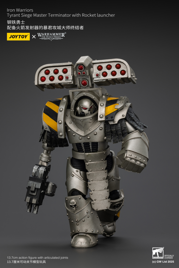 JOYTOY lron Warriors Tyrant Siege Master Terminator with Rocket launcher | 6927054401482