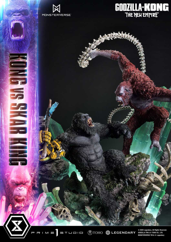 Prime 1 Studio Ultimate Diorama Masterline Godzilla x Kong: The New Empire (Film) Kong vs Skar King Bonus Version | 4582647121707