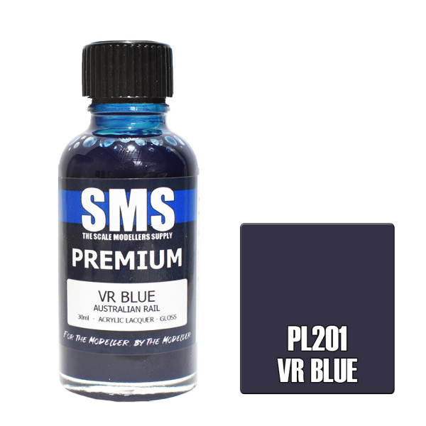 The Scale Modellers Supply (SMS) Premium VR BLUE (AUSTRALIAN RAIL) 30ml | 744109798139