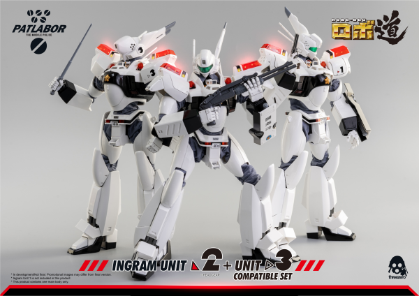 threezero Mobile Police Patlabor - ROBO‐DOU Ingram Unit 2 + Unit 3 Compatible Set | 4897056202429