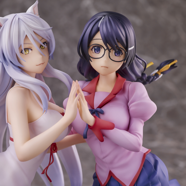 Union Creative "Nekomonogatari" Tsubasa Hanekawa Set of 2 Complete Figure(4589642715894)(4589642715894)