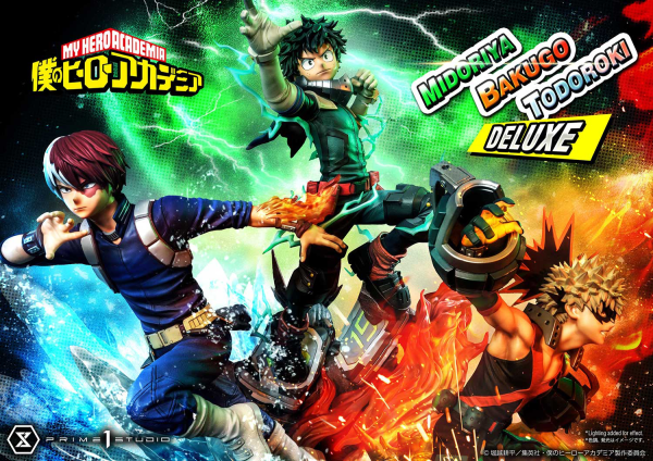 Prime 1 Studio Ultimate Premium Masterline My Hero Academia Midoriya, Bakugo & Todoroki Deluxe Version | 4582535945804