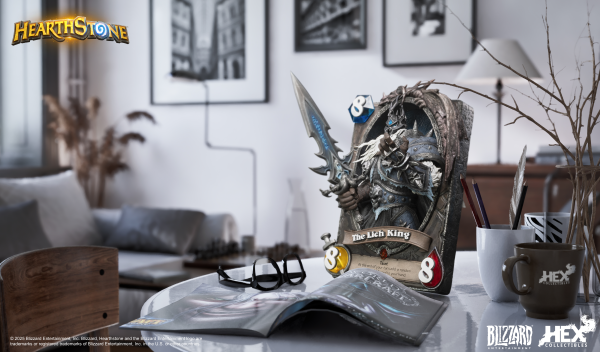 HEX Collectibles Blizzard Hearthstone® The Lich King Art Statue | 6978082552349