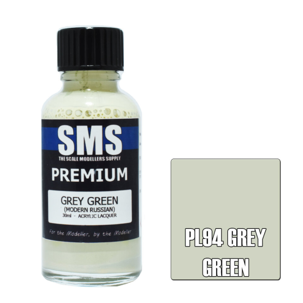 The Scale Modellers Supply (SMS) Premium GREY GREEN 30ml | 707959822508